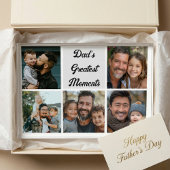 Papa's Grootste Momenten Aangepaste Familie Fotoco Fotoblokken