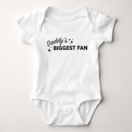 Papa's grootste ventilator in zwarte tekst | Kute Romper