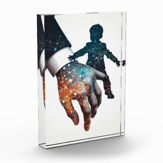 Papa's Hand en Baby Fotoblokken (Links)