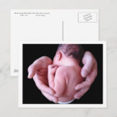 Papa's Hands Briefkaart (Voorkant / Achterkant)