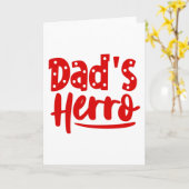 Papa's Helden Kaart (Gele Bloem)