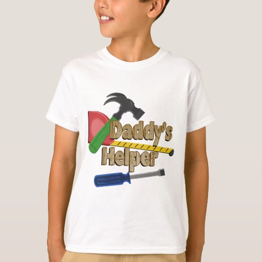 Papa's helper t-shirt (Voorkant)