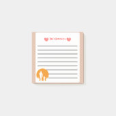 Papa's Herinneringen Gepersonaliseerde Vaderdag Post-it® Notes (Voorkant)