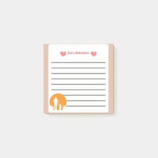 Papa's Herinneringen Gepersonaliseerde Vaderdag Post-it® Notes