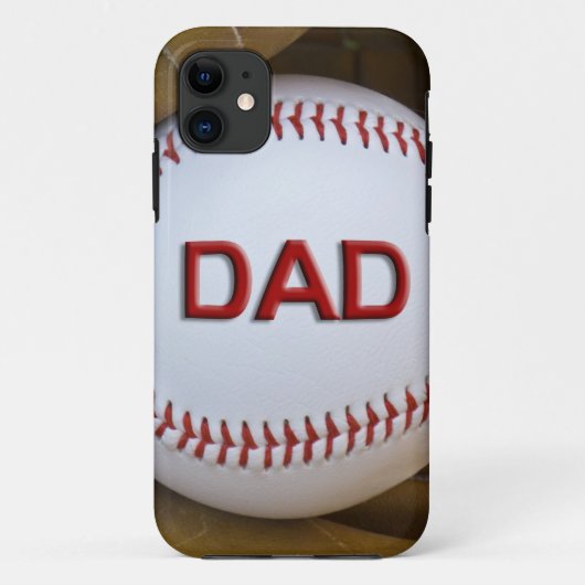 Papa's honkbal Case-Mate iPhone case (Achterkant)