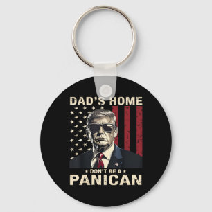 Papa's huis is geen grappige panicaan Trump Sleutelhanger