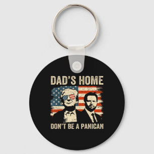 Papa's huis is niet van een grappige Panicaan Trum Sleutelhanger