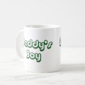 Papa's jongen koffiemok (Voorkant links)