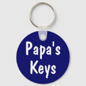 Papa's Keys Sleutelhanger (Voorkant)