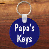 Papa's Keys Sleutelhanger (Voorkant)
