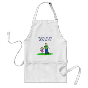 Papa's klein meisje Apron (blond) Standaard Schort