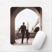 Papa's klein meisje - Big Ben - Londen - Mousepad Muismat (Met muis)