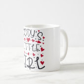 Papa's klein meisje koffiemok (Voorkant rechts)