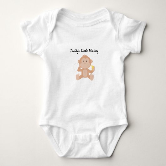 Papa's kleine aap romper (Voorkant)