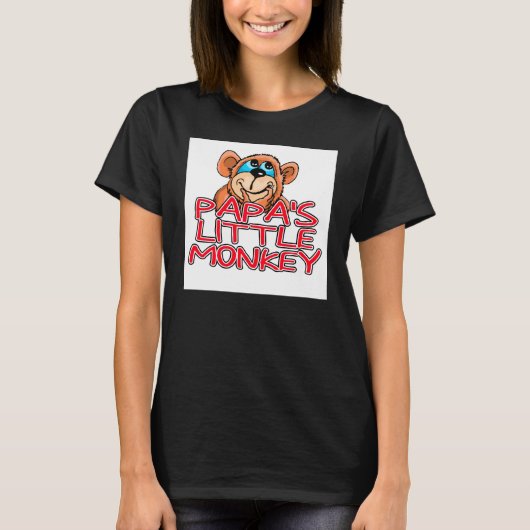 Papa's kleine aap t-shirt (Voorkant)