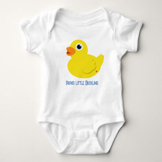 Papa's kleine beestjes (blauw) Baby Bodysuit (Voorkant)