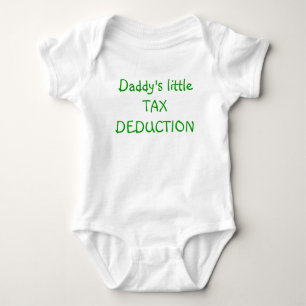 Papa's kleine belastingaftrek romper