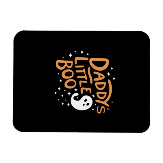 Papa's Kleine Boo, Prettig Halloween Magneet (Horizontaal)