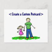 Papa's kleine Briefkaart (blond) (Voorkant)