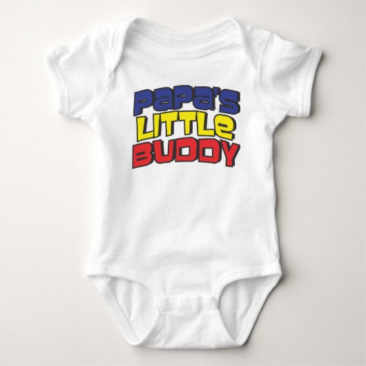 PAPA'S KLEINE BUDY ROMPER (Voorkant)