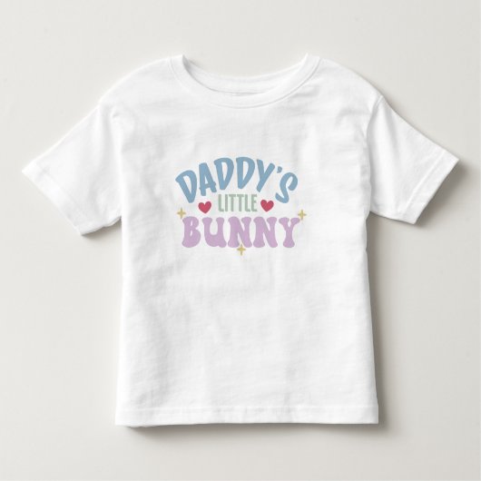 Papa's kleine Bunny Kinder Shirts (Voorkant)