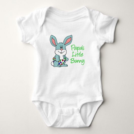 Papa's kleine Bunny Romper (Voorkant)