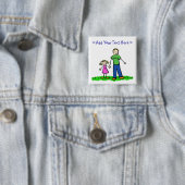 Papa's kleine Button (blond) (In situ)