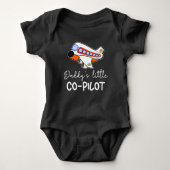 Papa's kleine co-Pilot | Toekomstig proefproject Romper (Voorkant)