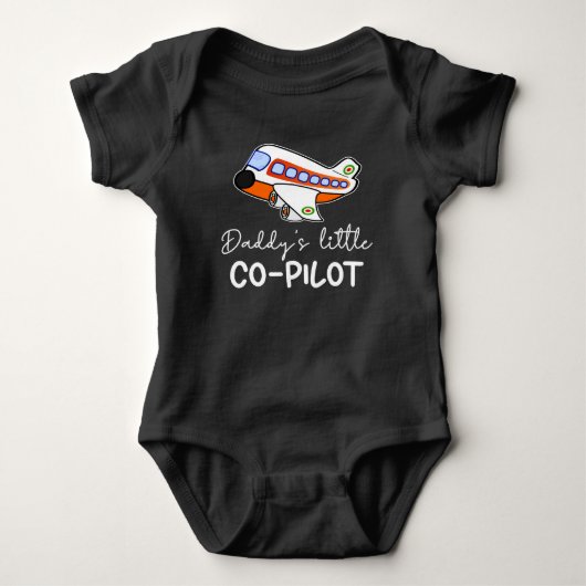 Papa's kleine co-Pilot | Toekomstig proefproject Romper (Voorkant)