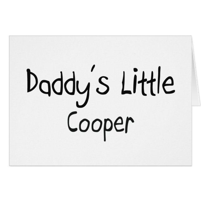 Papa's kleine Cooper (Voorkant Horizontaal)