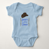 Papa's kleine Cowboy Romper (Voorkant)