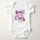 Papa's kleine Cowgirl Romper (Voorkant)