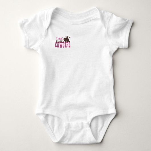 Papa's kleine Cowgirl Romper (Voorkant)