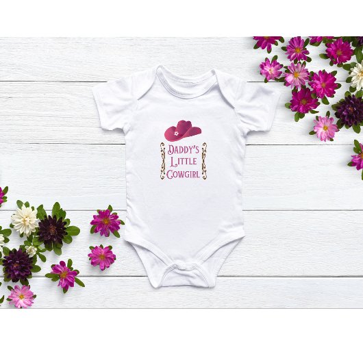 Papa's kleine Cowgirl Romper