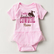 "Papa's kleine Cowgirl" Tutu Bodysuit