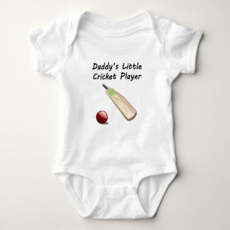 Papa's kleine cricketspeler romper