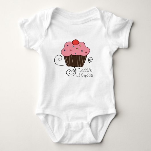 Papa's Kleine Cupcake Romper (Voorkant)