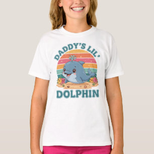 Papa's Kleine Dolfijn Kinderen T-shirt