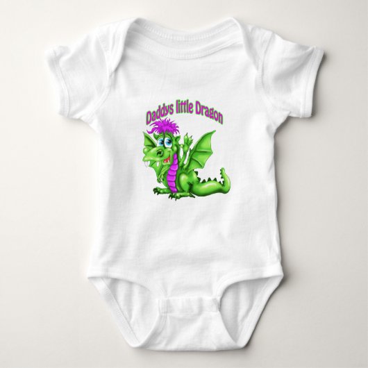 Papa's kleine draak romper (Voorkant)