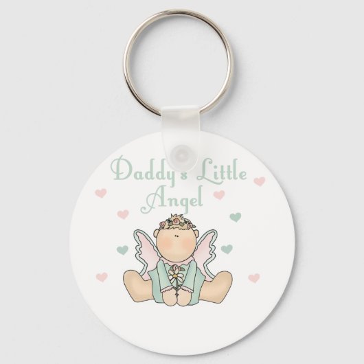 Papa's kleine engel sleutelhanger (Voorkant)