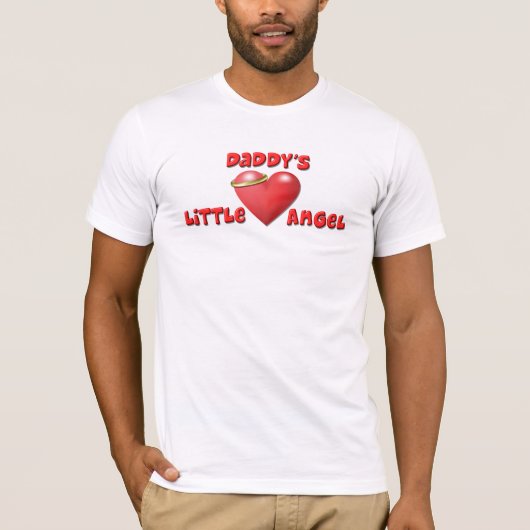 Papa's kleine engel t-shirt (Voorkant)