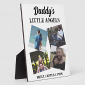 Papa's kleine engelen | Fotocadeau Fotoplaat (Zijkant)
