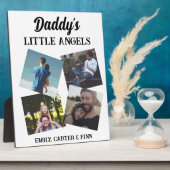 Papa's kleine engelen | Fotocadeau Fotoplaat (Zijkant)