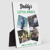 Papa's kleine engelen | Fotocadeau Fotoplaat (Zijkant)