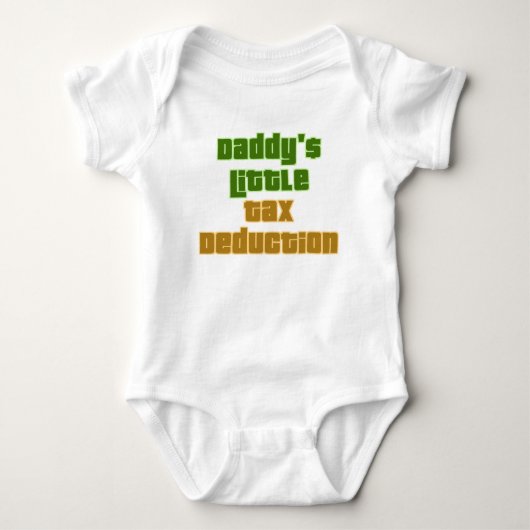 Papa's Kleine Fiscale Aftrek Grappige Shirt (Voorkant)