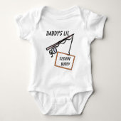 Papa's kleine Fishin Buddy Romper (Voorkant)
