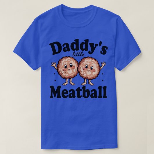 papa's kleine gehaktbal t-shirt (Design voorkant)
