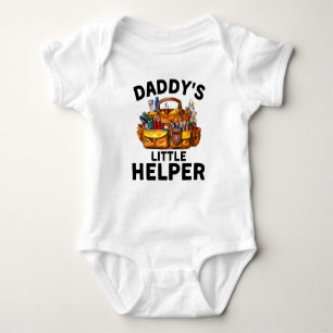 Papa's kleine helper houtbewerking timmerman vader romper
