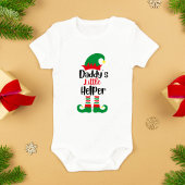 Papa's kleine helper kerst elf romper