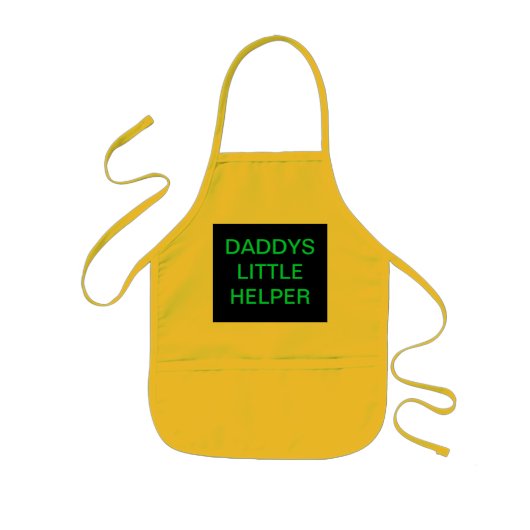 Papa's Kleine Helper Kinder Schorten (Voorkant)